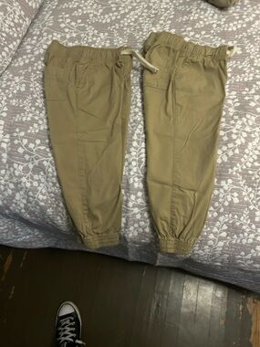 The Children's Place Khaki Drawstring Jogger Pants